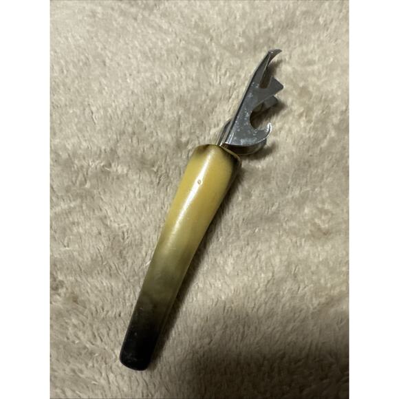 Vintage Ever-Wear TRAV-L-BAR Bakelite Handle Stainless Steel Can & Bottle Opener - Picture 2 of 4